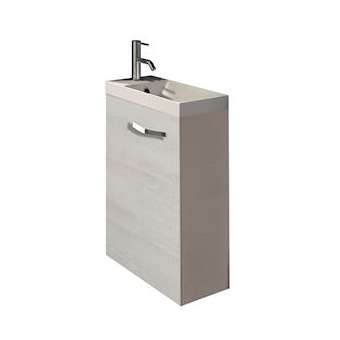 Meuble Lave-mains ESPACE WC L400 1 porte réversible - Razor Blanc|Neoform industries sas-UIDA2346708