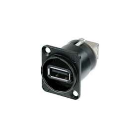 TRAV DE PANNEAU USB AB NOIR|Neutrik-NEKNAUSBWB