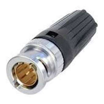 Fiche BNC bayonette avec manchon noir pour 1855ENH|Neutrik-NEKNBNC75BFG7