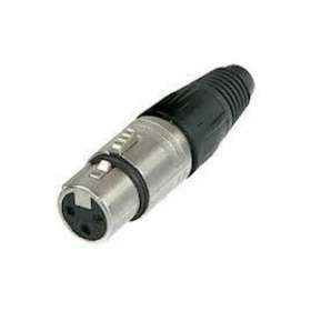 Fiche femelle XLR 3 points droite|Neutrik-NEKNC3FX