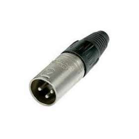 Fiche male 3 points droite|Neutrik-NEKNC3MX