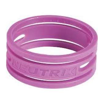 Boite de 100 bagues violettes pour serie XX|Neutrik-NEKXXR7