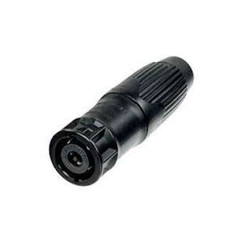 Fiche speakon male corps metal noir etanche|Neutrik-NEKNLT8MXBAG