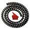 MANGE-CABLE : gaine D 20 mm - Longueur 1,50 mètre + 1 outil - Coloris NOIR -