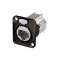 Embase Ethercon/IDC Categorie 6A, serie D, noir