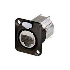 Embase Ethercon/IDC Categorie 6A, serie D, noir|Neutrik-NEKNE8FDXY6B