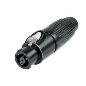 Fiche speakon 8 poles corps noir serie STX|Neutrik-NEKNLT8FXBAG