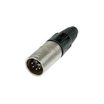 Fiche male XLR 5 points droite|Neutrik-NEKNC5MX