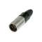 Fiche male XLR 5 points droite