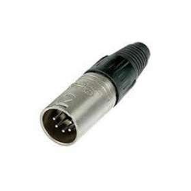 Fiche male XLR 5 points droite|Neutrik-NEKNC5MX