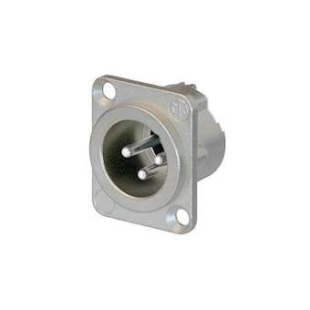 Embase 3 poles male serie DLX|Neutrik-NEKNC3MDLX