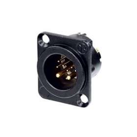 EMBASE XLR 8+2P MALE DLX OR|Neutrik-NEKNC10MDLXB