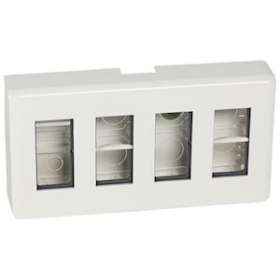 Kit poste de travail en saillie Mosaic pour 4x4 modules|Legrand-LEG078888L