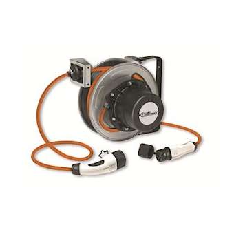 GREEN REEL 7.4 enrouleur voitures électriques 10m T2 - 7,4kW Monophasé 32A IP65|Cable equipements-CQSERV07S5T2