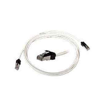 Cordon S/FTP LANmark-6A Slimflex LSZH blanc 1m|Nexans Cabling Solutions-NCSN1SAP1H010WK