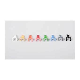 Bague noire de repérage couleur avec doigt de prot|Nexans Cabling Solutions-NCSN110LPK