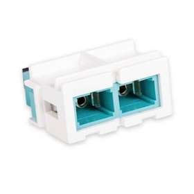 Traversée Snap-in LANmark-OF MM SC-SC Duplex Aqua|Nexans Cabling Solutions-NCSN205619