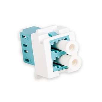 Traversée Snap-in LANmark-OF MM LC-LC Duplex Aqua|Nexans Cabling Solutions-NCSN205617