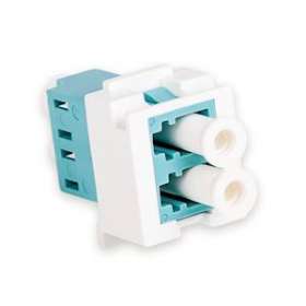 Traversée Snap-in LANmark-OF MM LC-LC Duplex Aqua|Nexans Cabling Solutions-NCSN205617