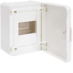 Coffret saillie 4 M porte opaque|Hager-HAGVS104PR