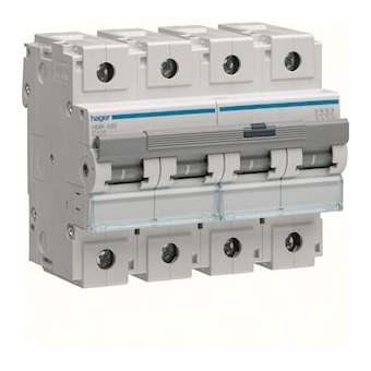 Disjoncteur 4P 30kA C-125A 6M|Hager-HAGHMK499