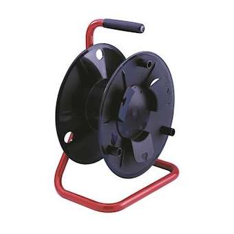 Enrouleur à manivelle EM060 - Tambour plastique - Piétement acier finition epoxy|Cable equipements-CQSEM060