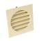 Grille ext p/tube d.125 mous.sable.sch