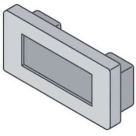 Bouchon STRUT 41x21, PVC|Niedax France-NDX687385