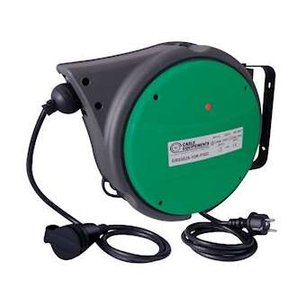 P302 enrouleur rappel automatique - Gamme EURO garantie 3 ans - 9+1m 3G2,5²|Cable equipements-CQSER0302510RP302