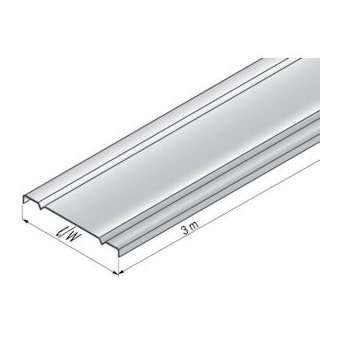 Couvercle Nervuré pour Gammes BS, BD, BRP, TS, GBRS, largeur 316, GC|Niedax France-NDX468010