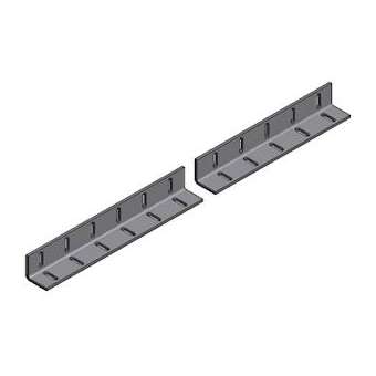 Profilé cornière en L, 40x40x4, longueur 2m, perforations 7x25, finition LAC|Niedax France-NDX952939