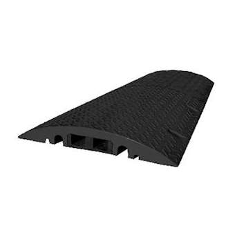 RALENTISSEUR: passage de cable Vehicules - 80cm - NOIR - 2 canaux 35x53mm -|Cable equipements-CQSPARALNOIR