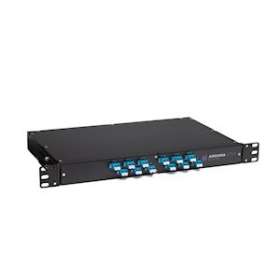 AROONA-STAR en rack 19' 1U 24 fibres multimodes 62,5/125 (OM1) ports LC/UPC|Cailabs-IBSS24M1