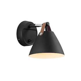 STRAP15Applique MuraleNoir GU10 max 8W|Nordlux-ORX84291003