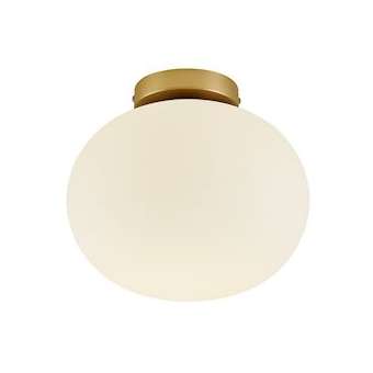 ALTON plafonnier Verre et metal Blanc et laiton E27|Nordlux-ORX2010506001