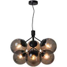 IVONA, 6-Suspension, Noir, IP20, E27|Nordlux-ORX2112163003