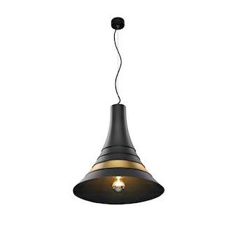 BATO 45, suspension intérieure, noir/laiton, E27, 60W max|SLV-DC51001265