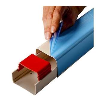 Goulotte m1 rigide 80 2m avec film protecteur|Eid-EI2AG80BC