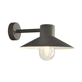 LUND noir 57W halogène max./E27 IP55 verrerie claire|Norlys-NOS290SV