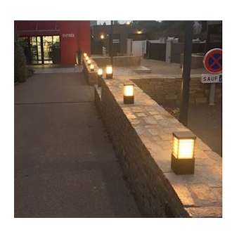 HALMSTAD patine rouille 46W halogène max./E27 classe II IP65 260mm verrerie op|Norlys-NOS210RO