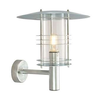 STOCKHOLM BIG galvanisé 70W halogène max./E27 IP54 classe II verrerie claire|Norlys-NOS286GA