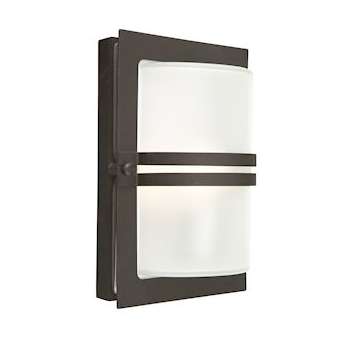 BASEL noir 57W halogène max./E27 IP54 verrerie givrée|Norlys-NOS661SV