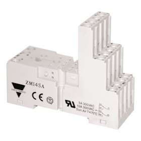 Socle relais RMI 4 rail DIN|Carlo gavazzi-CGPZMI4SA