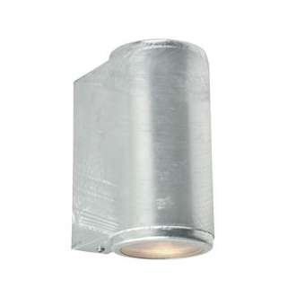 MANDAL galvanisé GU10 2x3.9W LED dim. 2x265lm 2700K 25D IP44 classe I|Norlys-NOS1370GA