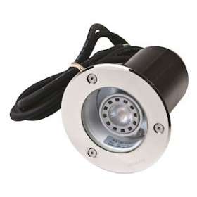 RENA ROND inox 316L avec 5,5W LED 375lm 3000K 36D GU 10 classe I IP68 à 1m|Norlys-NOS1550ST