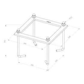 KIT DE SCELLEMENT béton pour fût ASKER 1360|Norlys-NOS116ZZ
