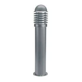 CALEO 1 - Borne Ext. IP44 IK07, gris, E27 100W max., lampe non incl., haut.73cm|Aric-ARI1709