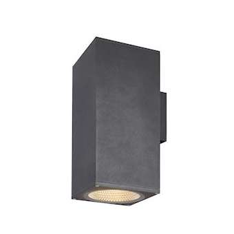 ENOLA, applique ext, carré, L, anthracite, LED, 53W, 3000K/4000K, IP65, up/down|SLV-DC51003438
