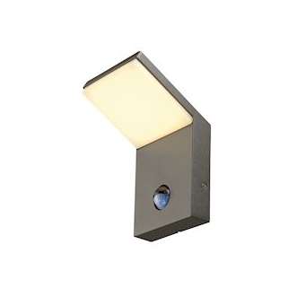 ORDI S, applique LED, anthracite, 3000K, 9W, avec détecteur de mouvement|SLV-DC5232915