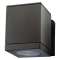 ECHO applique murale cubique graphite GU10 classe II IP54|Sg lighting-NOL623680